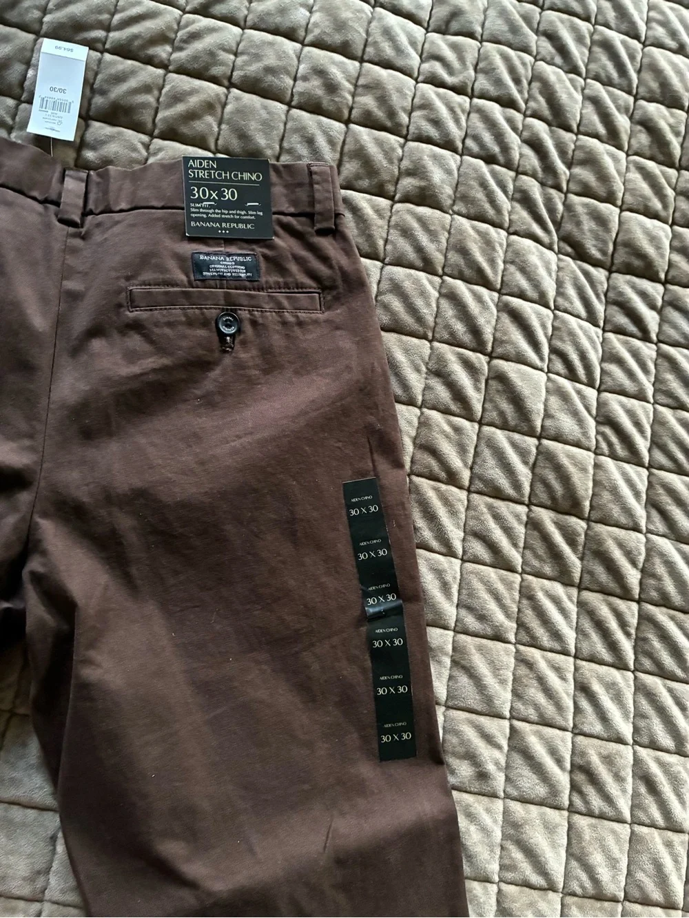Banana Republic Men's Brown Stretch Chinos